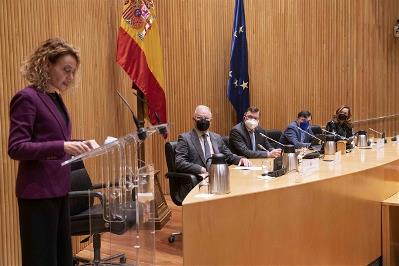 Acto de apertura de la jornada, con la participación de la presidenta del Congreso, Meritxell Batet