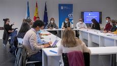 Imagen de la reunión de la consejera de Política Social, Fabiola García, con CERMI Galicia (Xunta de Galicia)