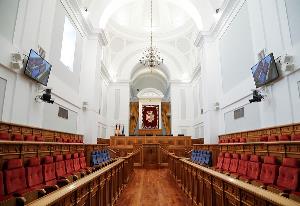 Salón de plenos de Las Cortes de Castilla-La Mancha	