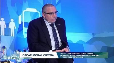 el asesor jurídico de CERMI y presidente de CERMI Madrid, Óscar Moral, en el VI Encuentro de Ciudades para la Seguridad Vial y la Movilidad Sostenible ‘Ciudades 2030’