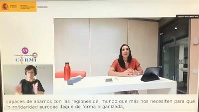 Momento de la jornada ‘Las personas con discapacidad en la nueva legislación española de cooperación internacional’, organizada por el CERMI 