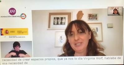 Durante el XXXIII webinario ‘No estás sola’ sobre diversidades sexuales de las mujeres y niñas con discapacidad, organizado por Fundación CERMI Mujere