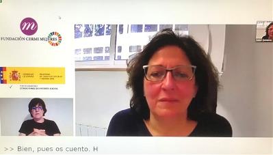 Durante el XXXIII webinario ‘No estás sola’ sobre diversidades sexuales de las mujeres y niñas con discapacidad, organizado por Fundación CERMI Mujere