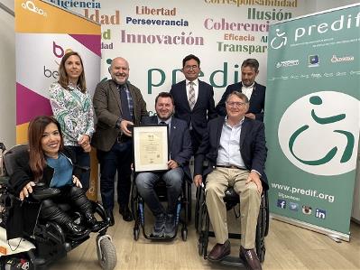 Predif recibe el Sello Bequal y alcanza el nivel Premium, que certifica la excelencia en sus políticas de inclusión de las personas con discapacidad