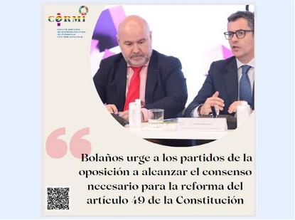 Bolaños urge a los partidos de la oposición a alcanzar el consenso necesario para la reforma del artículo 49 de la Constitución	