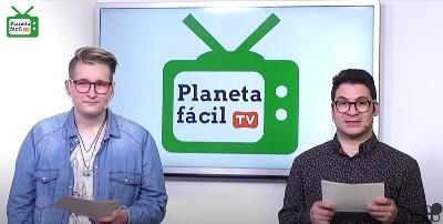 Eva Expósito y Simón Marco, presentadores de Planeta Fácil TV