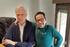 El relator especial de Naciones Unidas sobre la Pobreza Extrema y los Derechos Humanos, Philip Alston, junto a Jesús Martín Blanco, delegado del CERMI para los Derechos Humanos y la Convención Interna