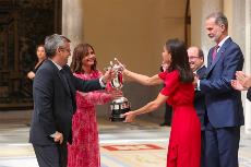 Luis Leardy recoge el Premio Nacional a las Artes y las Ciencias Aplicadas al Deporte © Casa de S.M. el Rey