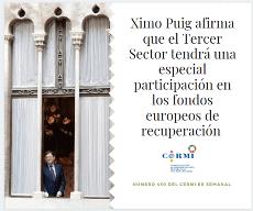 Ximo Puig afirma que el Tercer Sector tendrá una especial participación en los fondos europeos de recuperación