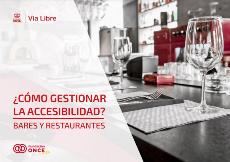 Portada de la publicación ‘¿Cómo gestionar la accesibilidad? Bares y restaurantes’