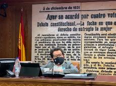 El delegado del CERMI Estatal para los Derechos Humanos y la Convención de la ONU de la Discapacidad, Jesús Martín, en comparecencia ante la Comisión de Discapacidad en el Senado