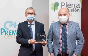 Mariano Casado, presidente de Plena Inclusión Madrid, junto al presidente del CERMI, Luis Cayo Pérez Bueno