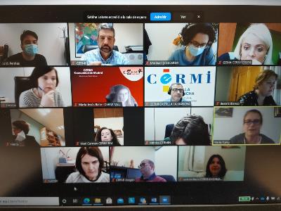 Una imagen de las jornadas formativas para las estructuras gerenciales de los CERMIS Autonómicos