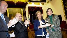 El President de la Generalitat, Alberto Fabra, el presidente del CERMI, Luis Cayo Pérez Bueno, la Ministra de Sanidad, Servicios Sociales e Igualdad, Ana Mato y la Alcaldesa de Elche, Mercedes Alonso