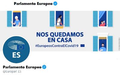 Imagen del twitter del Parlamento Europeo