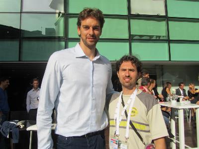 Pau Gasol y Mario García.